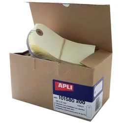 Apli agipa Gepäckanhänger, 120 x 57 mm, neutral, mit Draht