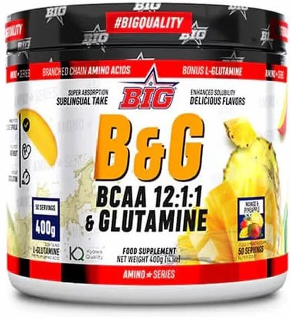 Big B&G BCAA 12:1:1 + GLUTAMINA 400g Melancia