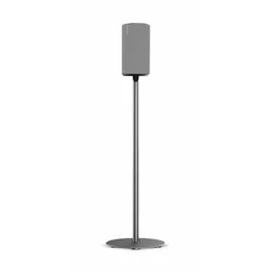 Nedis Lautsprecherhalter - Kompatibel mit: Sonos Era100 - Ständer - 3 kg - Fest - ABS/Metall - Schwa (1 Stk., Ständer), Lautsprecher Ständer + Wandmontage, Schwarz