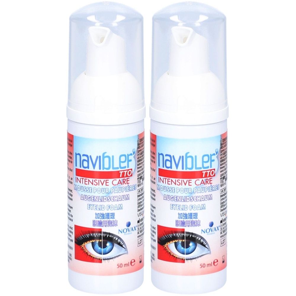 Naviblef TTO Intensive Care Schaum 2x 2x50 ml