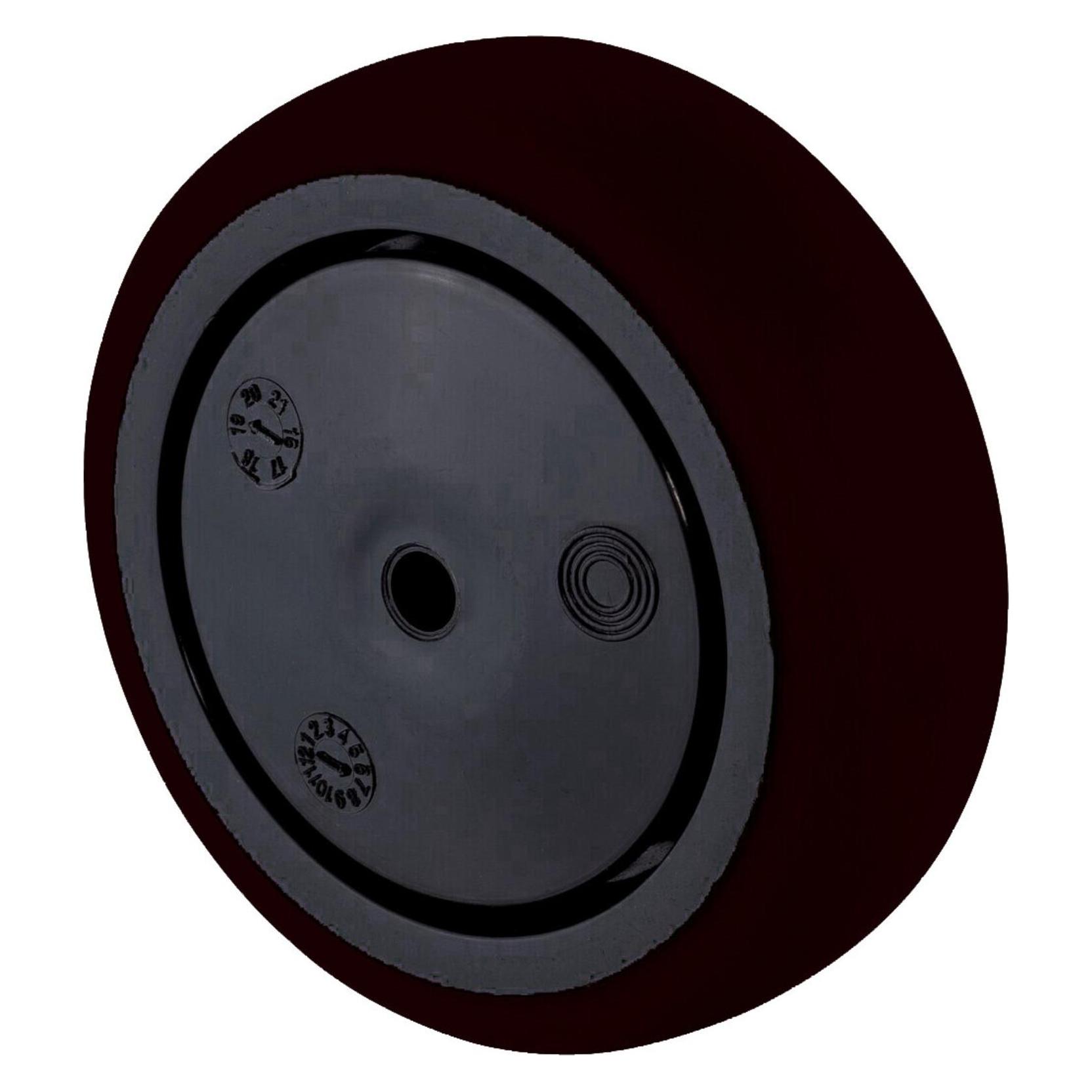 BS Rollen Gummirad 75mm schwarz Radkörper Kst schwarz.,KL (71187652)