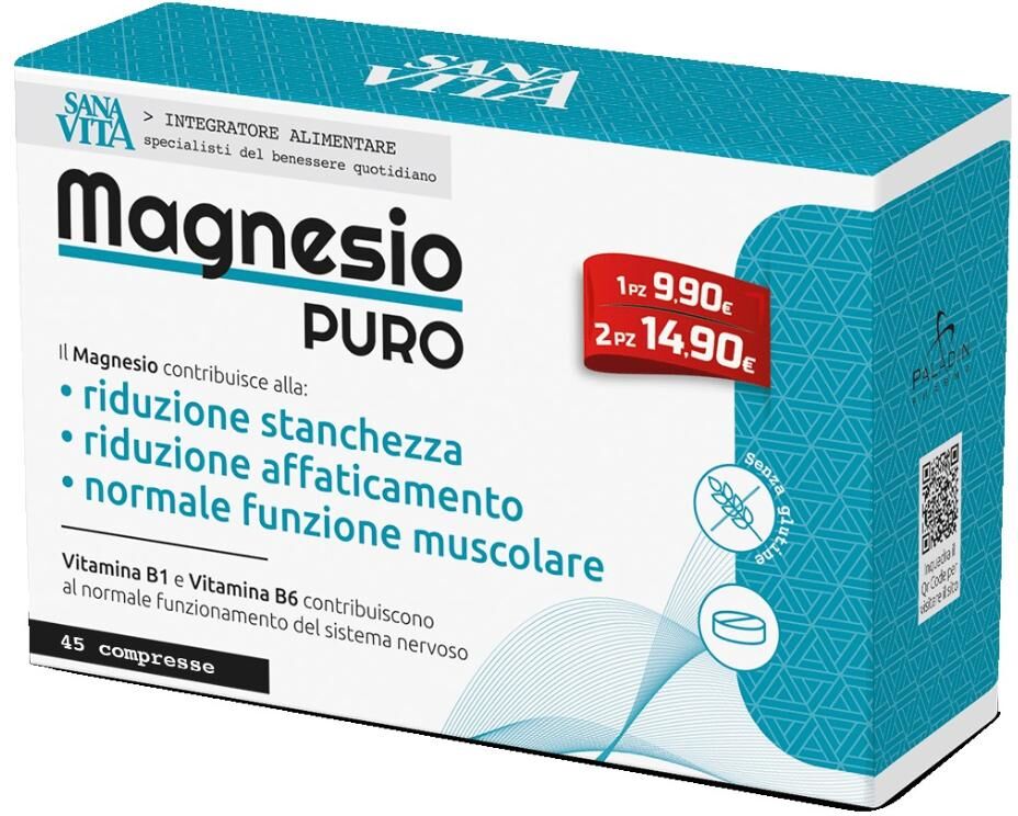 PALADIN PHARMA SpA Paladin Pharma, Magnesio Puro, 45 Compresse