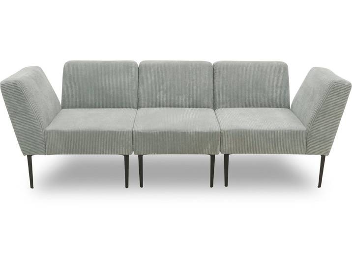DOMO collection Sessel 700010 Lieferzeit nur 2 Wochen, auch einzeln stellbar, Cord-Bezug, Fußhöhe passend für gängige Saugroboter!