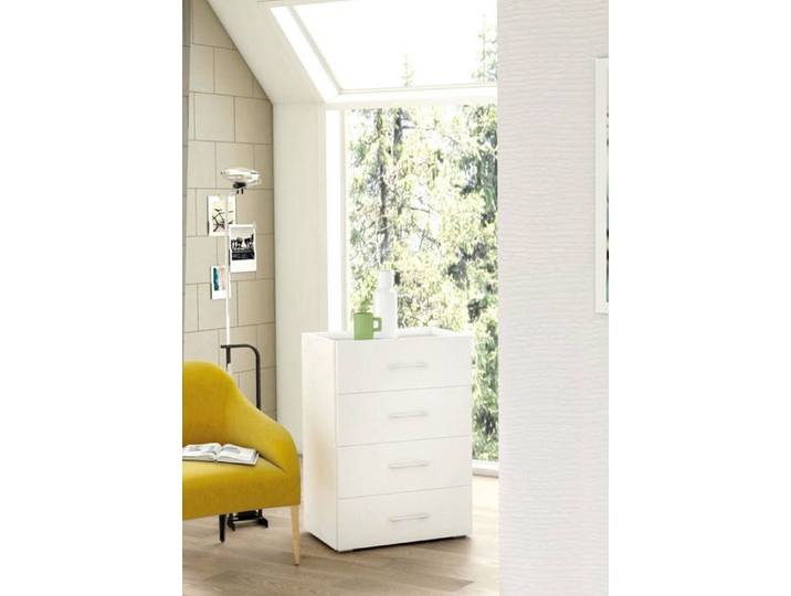Commode Aster 50x41h87 cm Blanc Ciment
