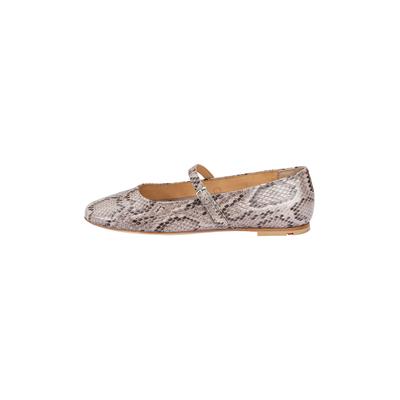 Bootsschuh LLOYD "Hochwertiger Ballerina", Damen, Gr. 4, beige, Leder, unifarben, Schuhe Bootsschuh, mit klassischem Design