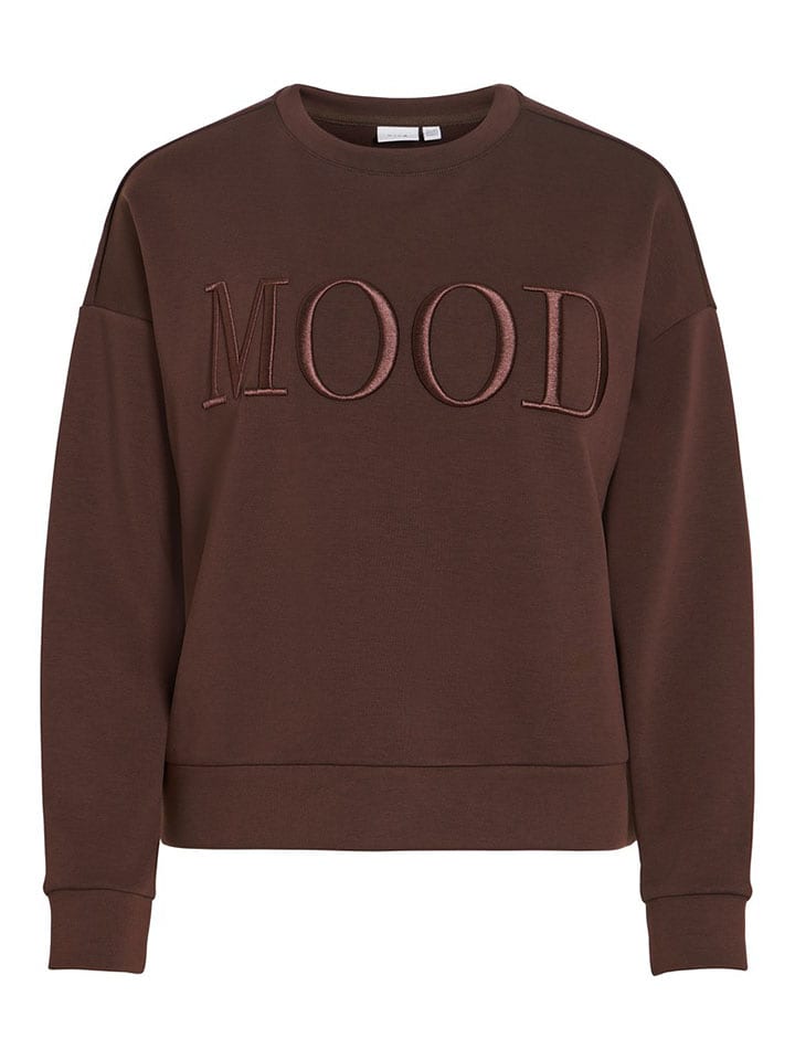 Vila Sweatshirt "Reflect" in Braun - M