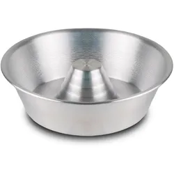 Mamù Shape ohne Loch, aus weißem Aluminium, langlebig, hergestellt in Italien, Ø 26 cm
