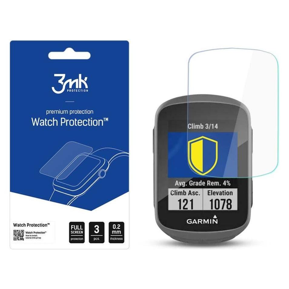 3MK FlexibleGlass Watch Garmin Edge 130 Plus Szkło Hybrydowe (brak)