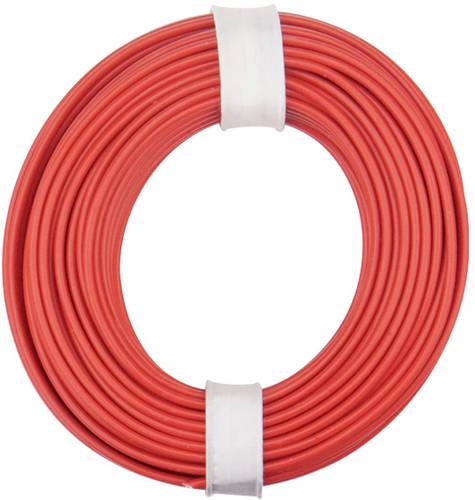 Donau Elektronik 125-010 Litze 1 x 0.25mm² Rot 10m