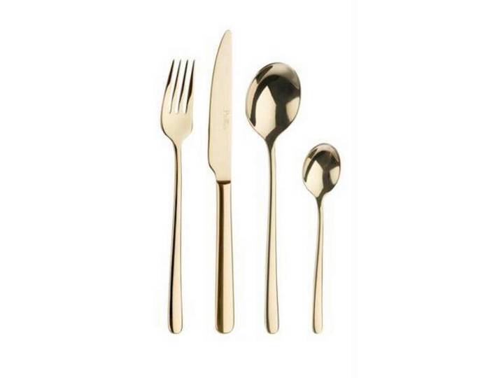 Pintinox Besteckset SKY Treasure, Gold, Metall, 16-teilig, 7x5.3x25.5 cm, ISO 9001, lebensmittelecht, rostfrei, Essen & Trinken, Besteck, Besteck-Sets