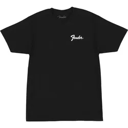Fender Transition Logo T Shirt Black, S - T-Shirt
