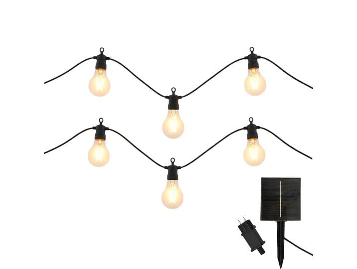 2 Guirlandes Solaires Party Clear Hybrid 10 Ampoules 7.5m