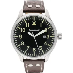 Messerschmitt ME-47XLB Herren-Fliegeruhr XL Beobachter Braun/Schwarz