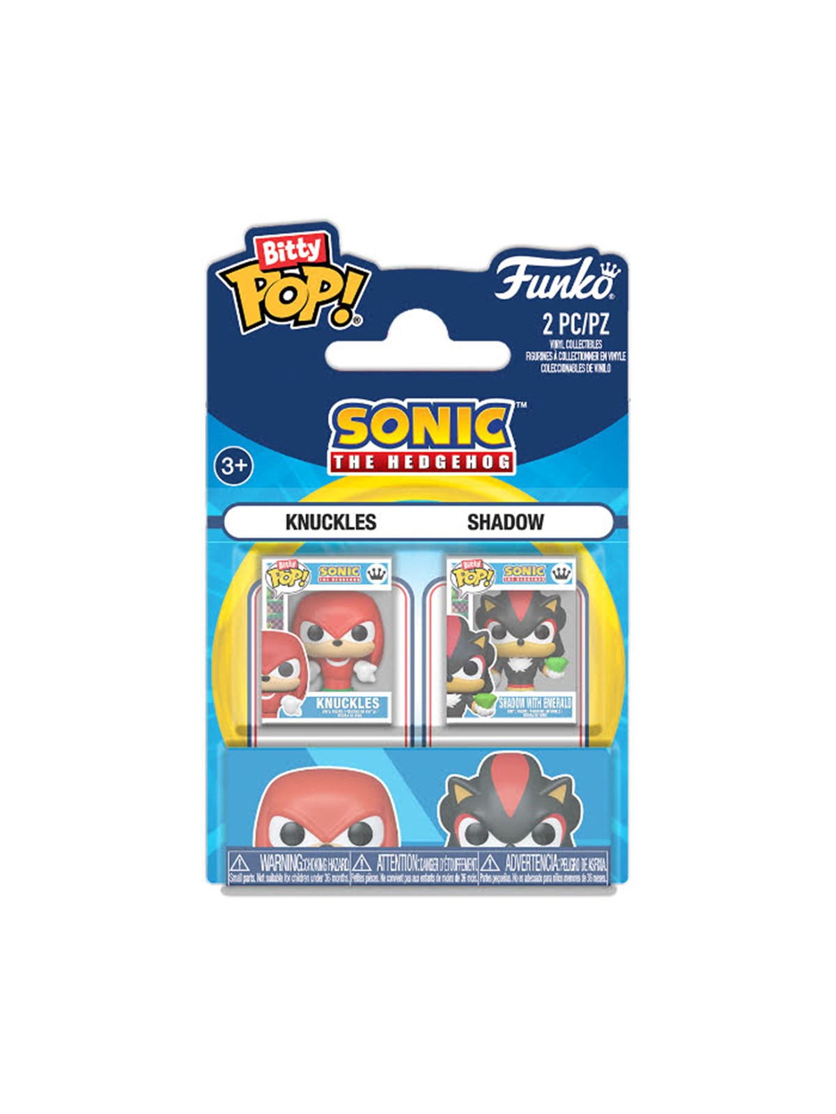 Funko! - Funko Bitty POP 2PK Sonic Knuckles & Shadow