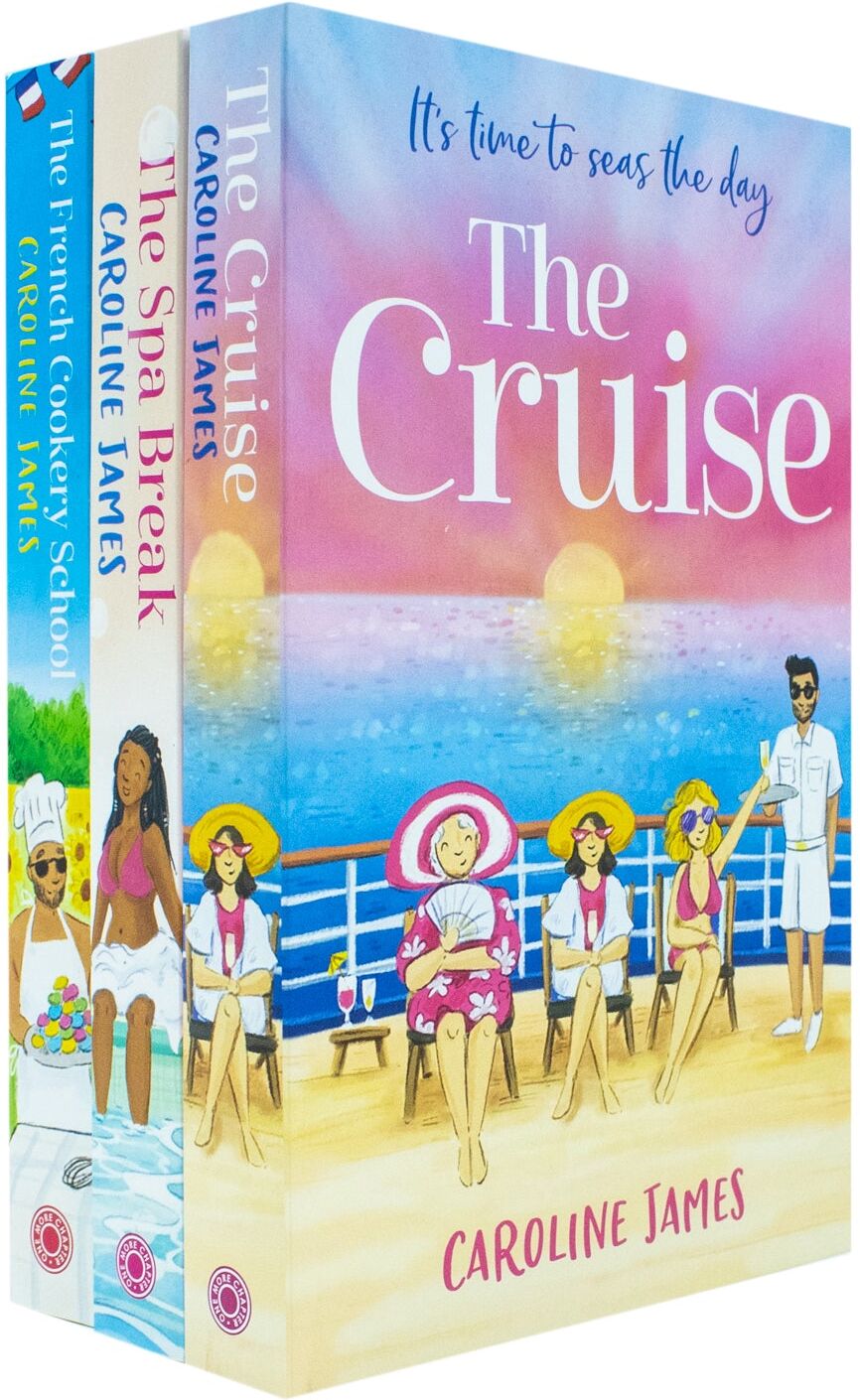 One More Chapter Caroline James 3 Book Collection Set - The French Cookery School, The Cruise, The Spa Break - Paperback Feel-Good Fiction Gift Set