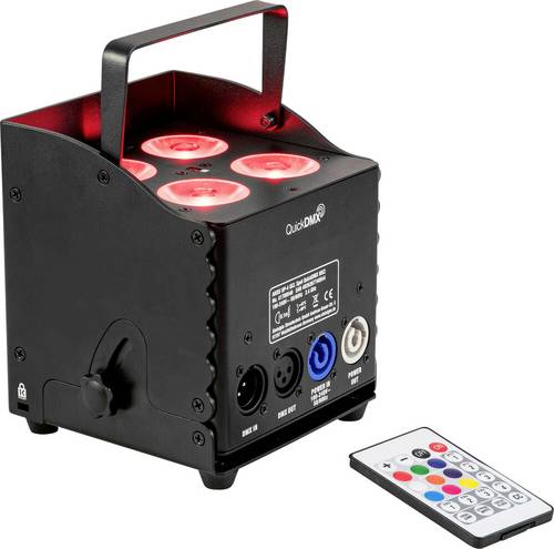 Eurolite 41700546 AKKU UP-4 QCL MK2 DMX LED-Effektstrahler Anzahl LEDs (Details):4 10W