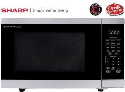 Sharp 1.4 CF Smart Countertop Microwave Oven, Orville Redenbacher's Certified