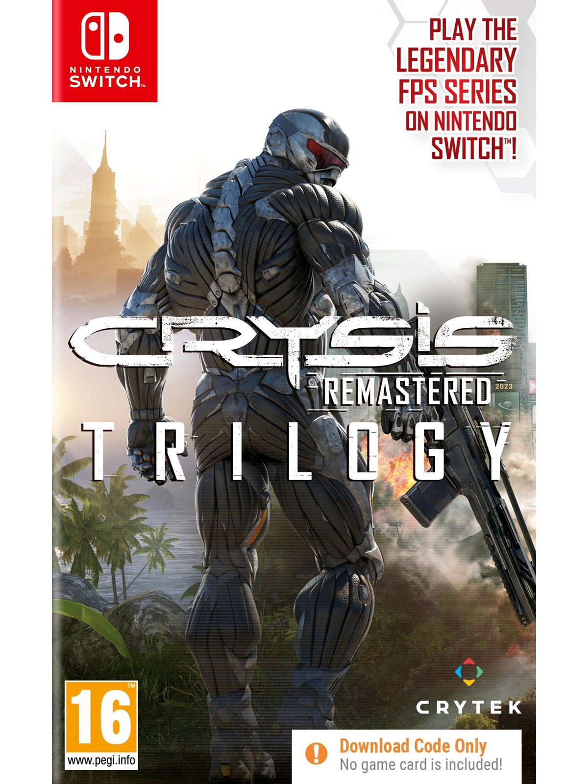 Crysis Remastered Trilogy (Code in a Box) - Nintendo Switch - FPS - PEGI 16
