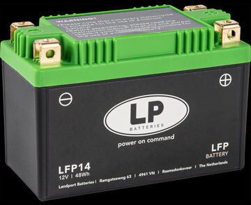 Landport Batteria Per Moto Modello LFP14 Con Tecnologia LiFePO4 al Litio