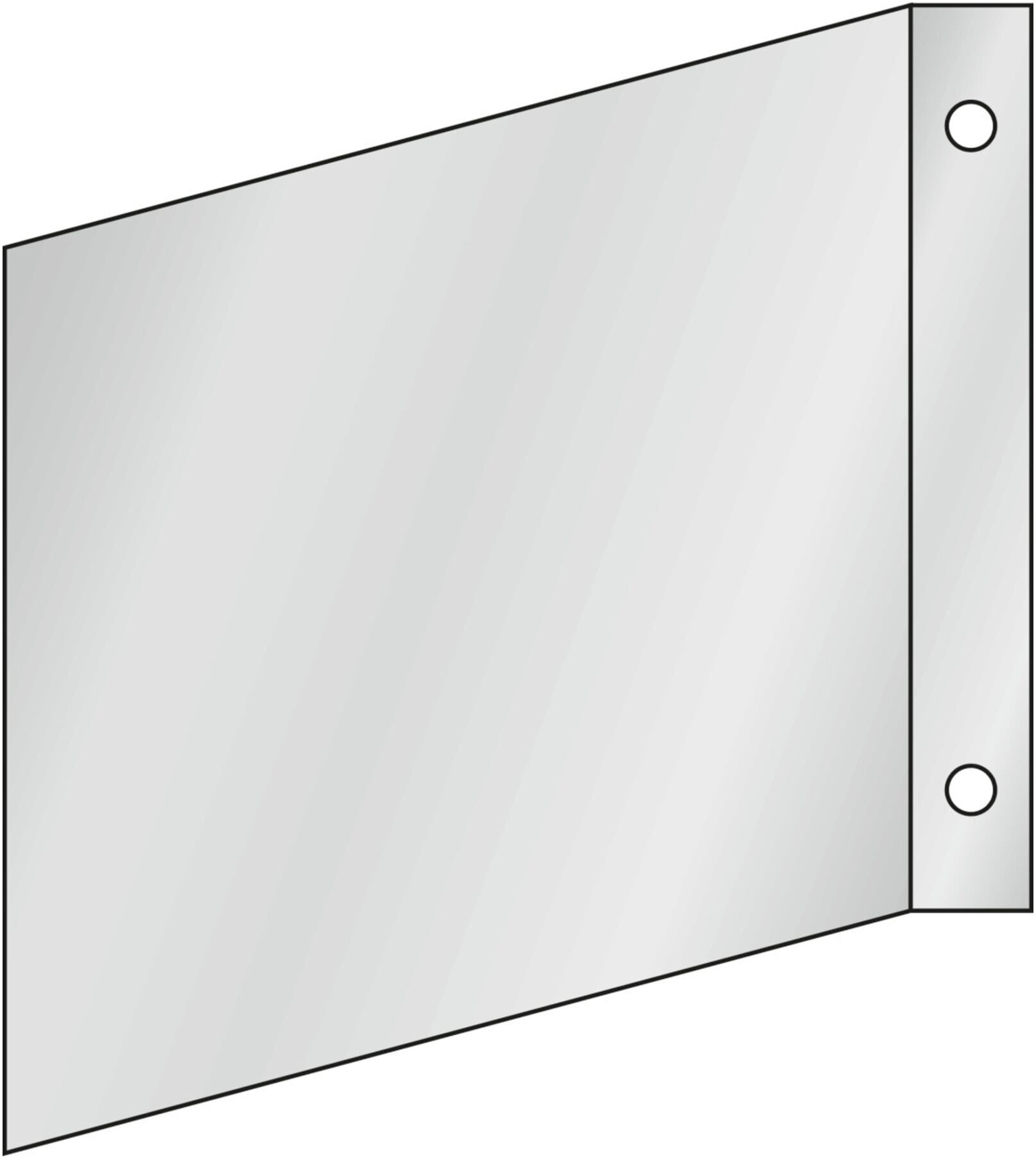 Fahnenschild Decken- oder Wandmontage, Typ: 02150 ; nVent HOFFMAN (K160.99.064)