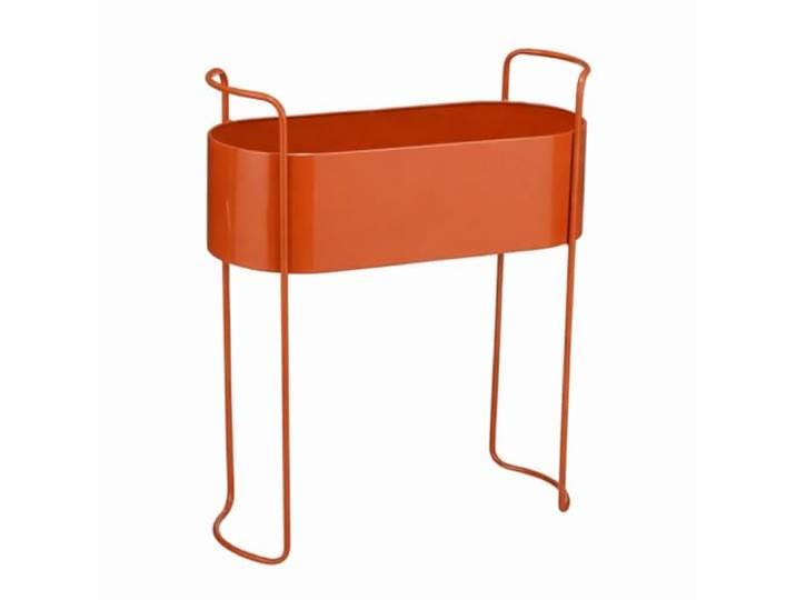 MICA Decorations Moritz Pot Plante – Pot de Fleur Interieur pour Fleurs et Plantes Intérieur – 55 x 24 x 65 cm – Métal – Rouge