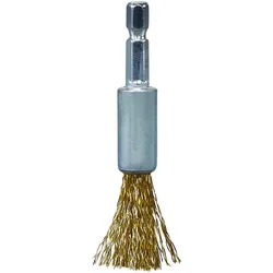 Makita Pinselbürste - gewellt - verzinkt - 1/4 Zoll-Sechskant - D-73704