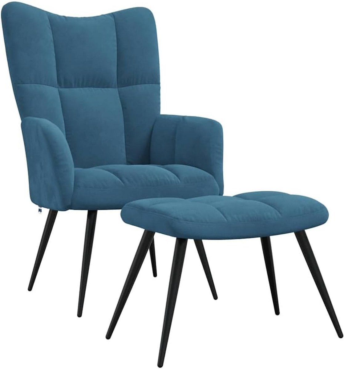 Moderne Relax Fauteuil met Voetenbank voor Volwassenen in de Woonkamer