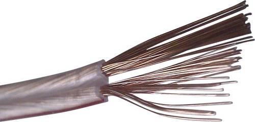 Kash LS/CCA Lautsprecherkabel 2 x 1.5mm² Transparent Meterware