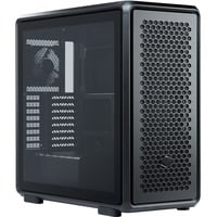MasterFrame 600 , Tower-Gehäuse schwarz, Tempered Glass