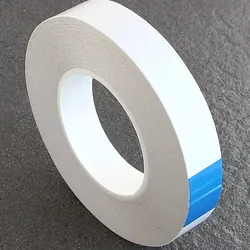 Doppelseitiges Papiervlies-Klebeband, starker Acrylatklebstoff, VL15 12 mm | 50 m, transluzent
