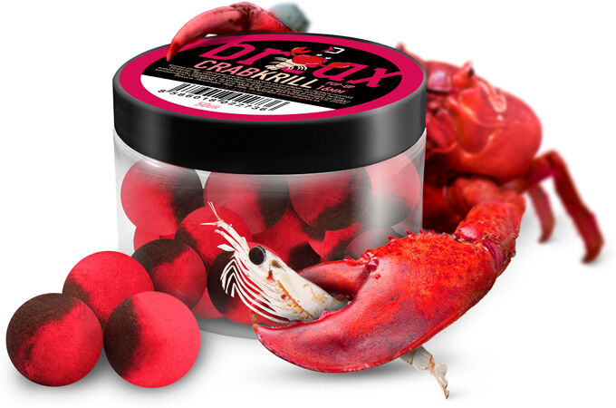 Appât Delphin BreaX POP 16mm/50g Crabe-krill Brown, Black, Beige, Silver Crabe-krill