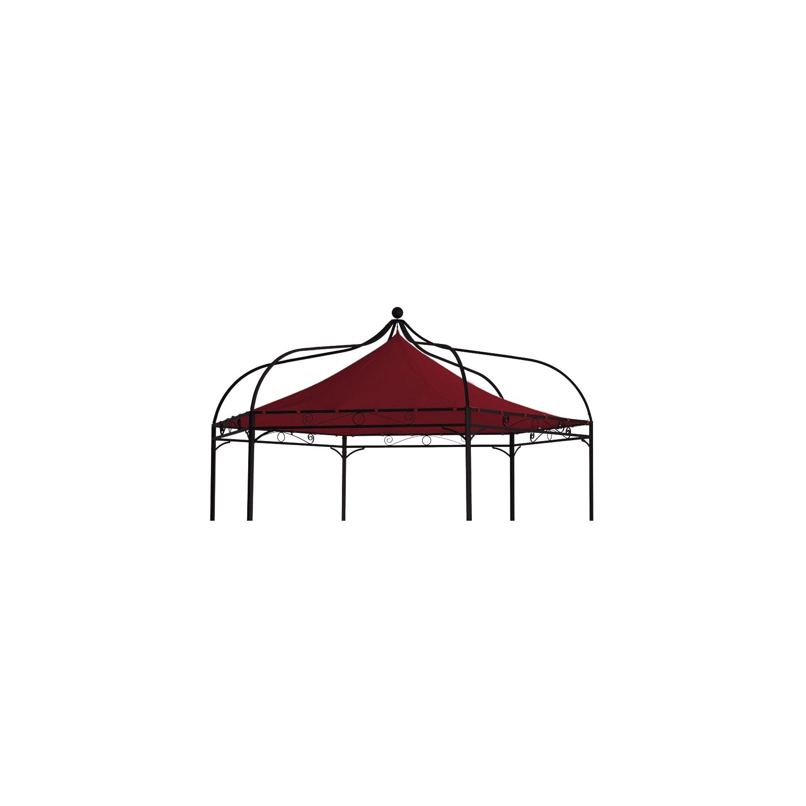Ersatzdach für Pavillon MODENA, Polyester PVC-beschichtet bordeaux