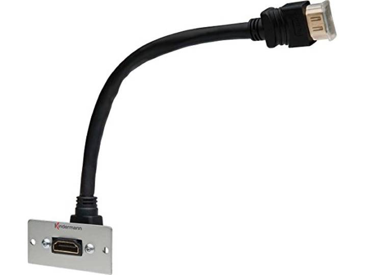 Konnect 54 alu - HDMI 90° Abgang KINDERMANN Konnect 54 alu - HDM