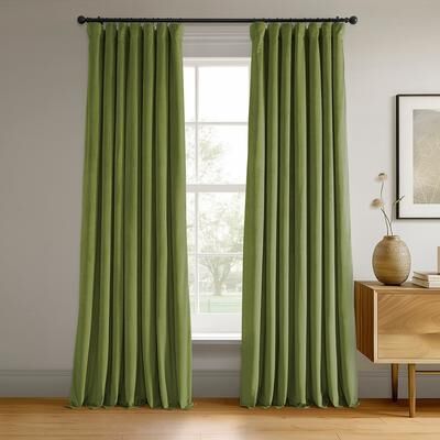 Exclusive Fabrics Signature Blackout Velvet Curtain (1 Panel)
