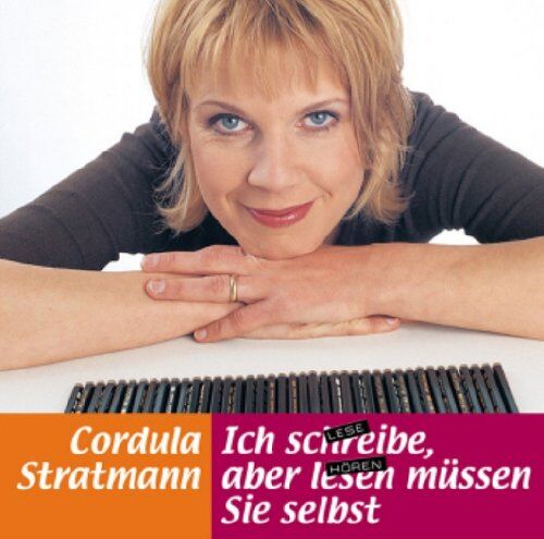 Cordula Stratmann - Ich Schreibe,Aber Lesen Müssen Sie Selbst - Preis vom 14.10.2026 23:07:16 h