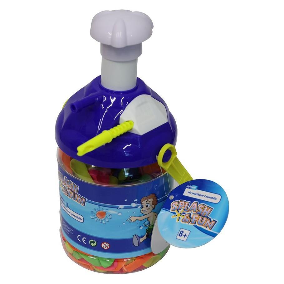 Splash & Fun Wasserbombenpumpe, inklusive 150 Wasserbomben (151x) (0077609881)