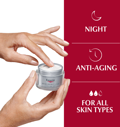 Eucerin Hyaluron-Filler + Volume-Lift Creme de Noite 50ml