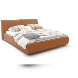 KAWOLA Bett HENRY Polsterbett Cord rost 180x200cm
