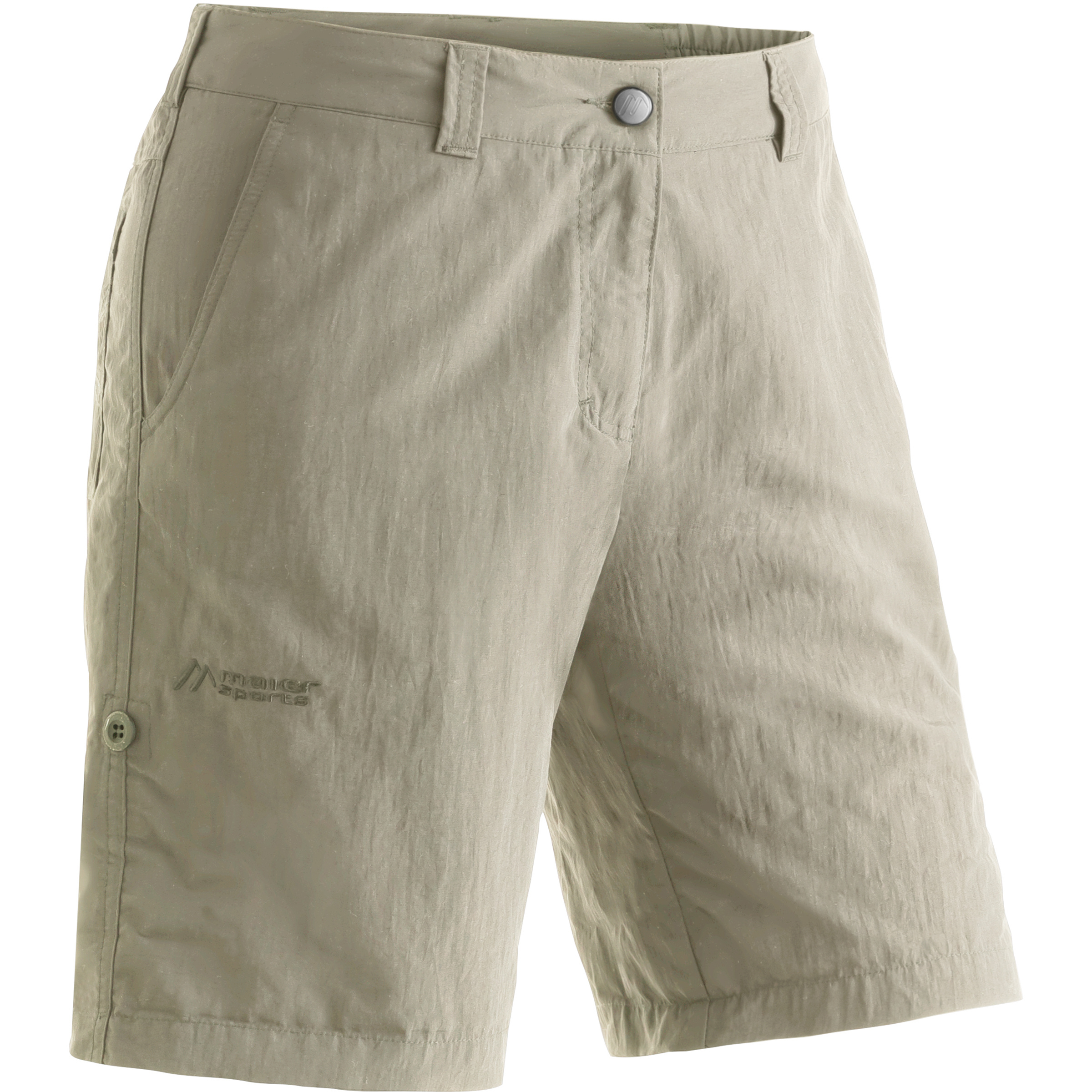 Maier Sports Nidda Damen Kurze Hosen beige Größe L Trekking Widerstandsfähig