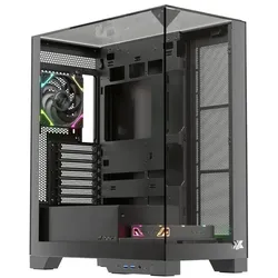 xyz X-CS-TRIFECTA-B (ATX, mATX, Mini-ITX), PC Gehäuse, Schwarz