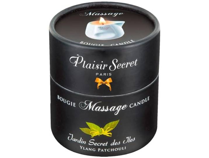 Plaisir Secret Ylang P. Massagekaars Wit 80 ml