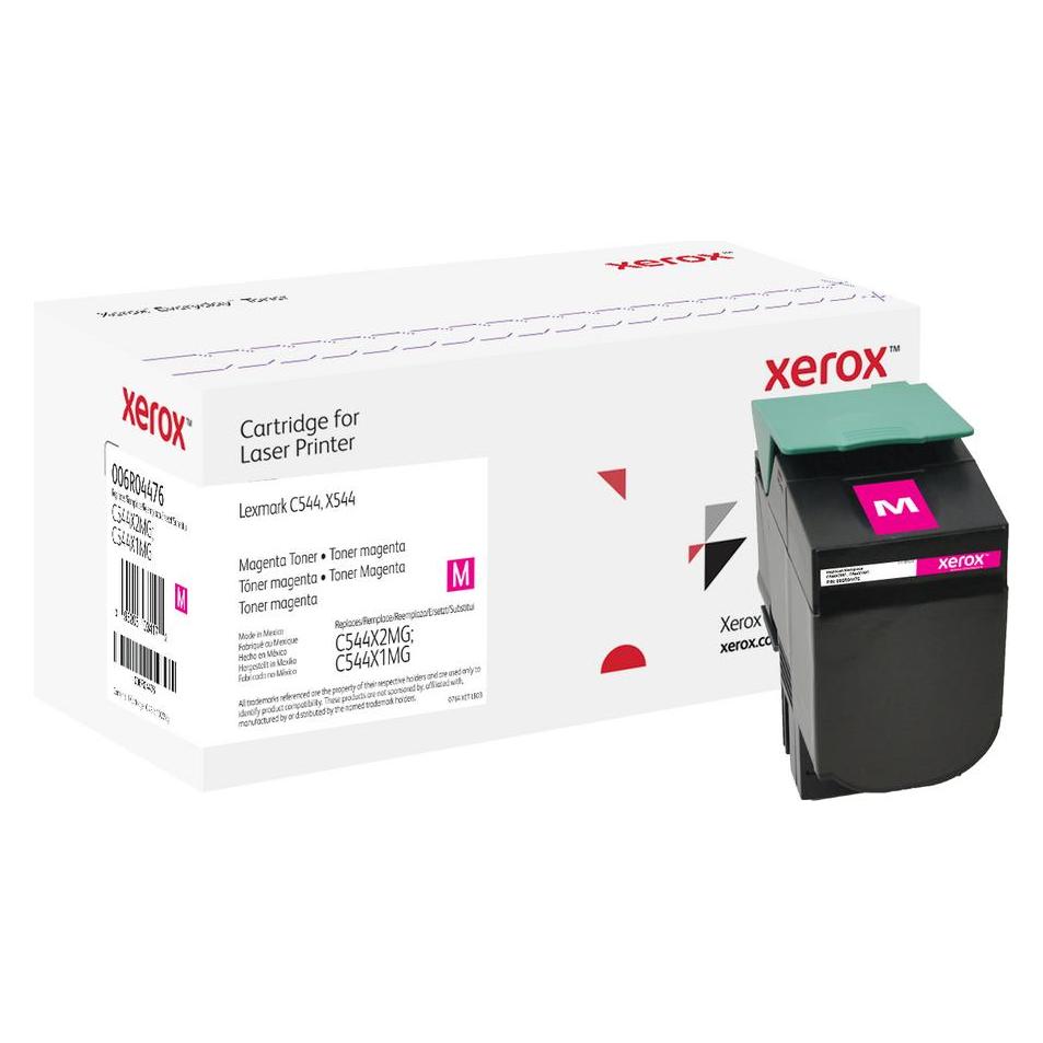 Xerox Everyday -Toner in Magenta, Xerox-Entsprechung für Lexmark C544X2MG C544X1MG, 4000 Seiten - (006R04 (M) (006R04476)