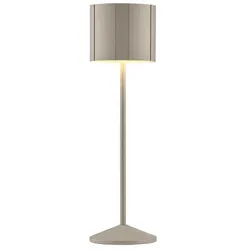Musterring Leuchten Akku-Tischleuchte Marisa Alu, Eisen, Stahl & Metall Grau Taupe