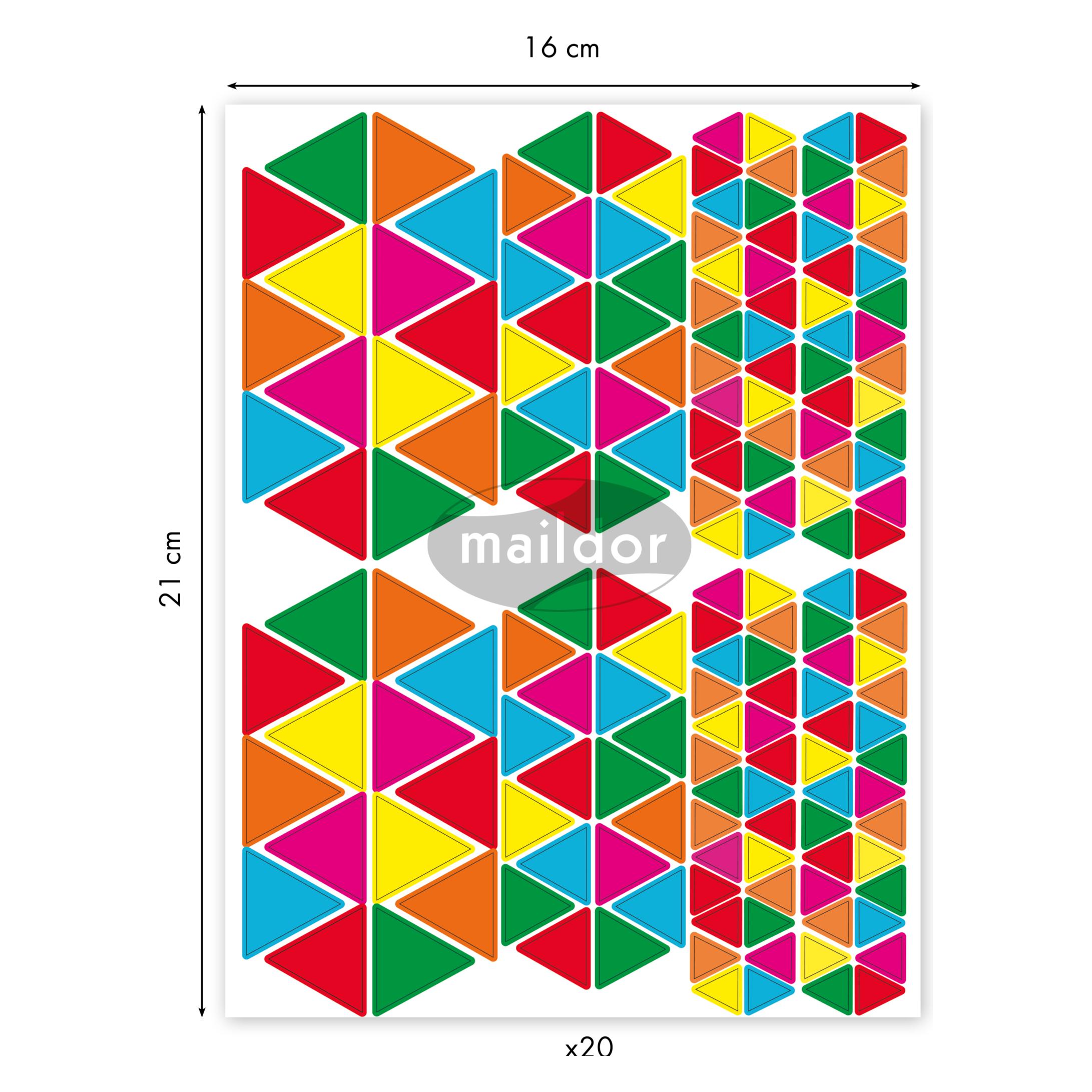 My Mandarine Sticker, Geometrisch (3360 Sticker) (AE119O)