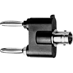 Telegärtner Messadapter ( BNC-Buchse, Messtechnik, Schwarz, Silber