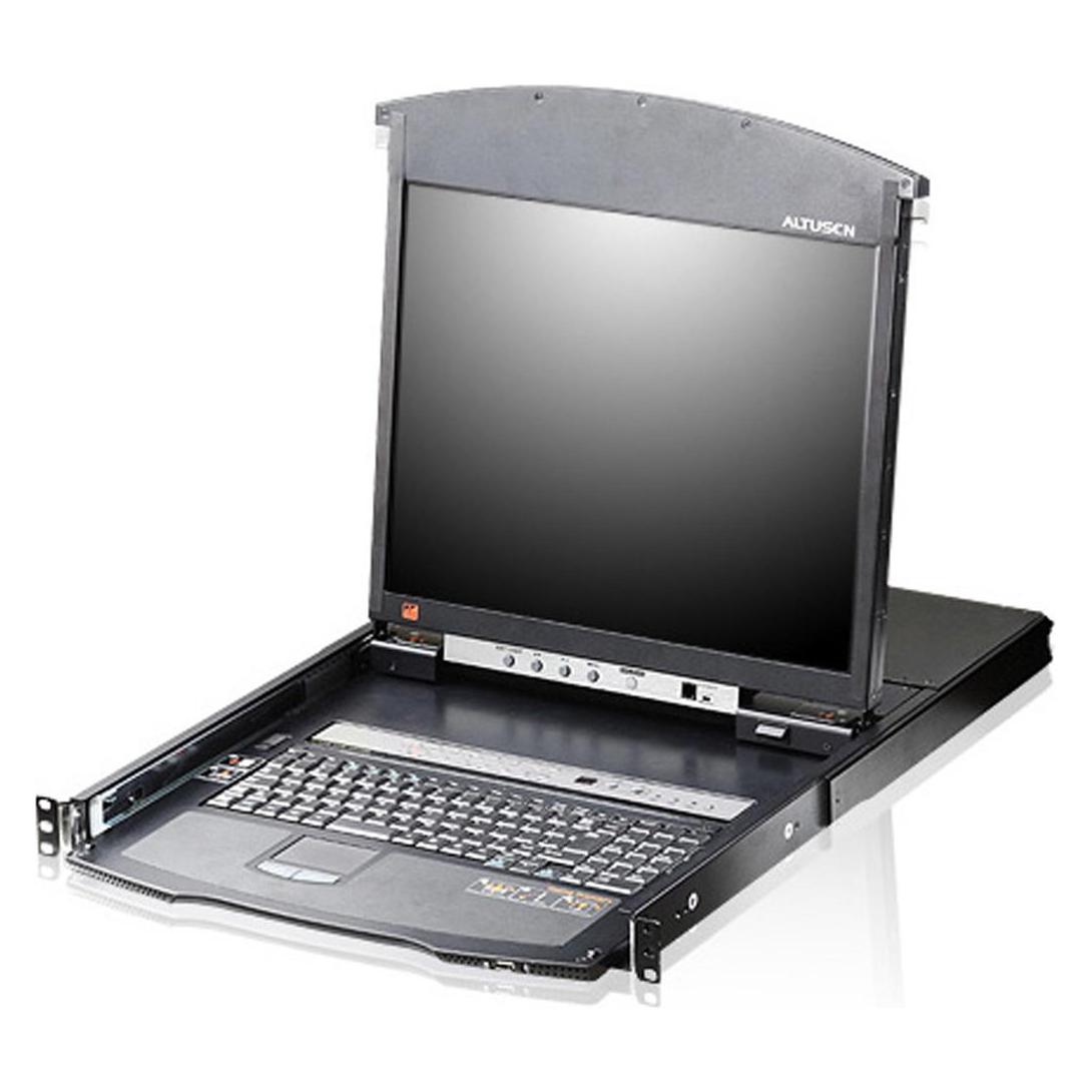 Aten Technology KL1508AiM(US)43cm LCD IP-KVM 8-Port American Layout (KL1508AiM US)