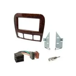 Mercedes S-Klasse (W220) 10/1998-08/2005 Autoradio Doppel 2-DIN Radioblende +...