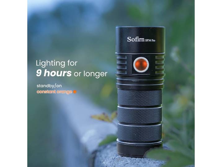 Lampe torche LED puissante SOFIRN SP36 Pro Anduril 4*SST40 8000LM, rechargeable par USB-C, batterie 18650, lanterne super lumineuse