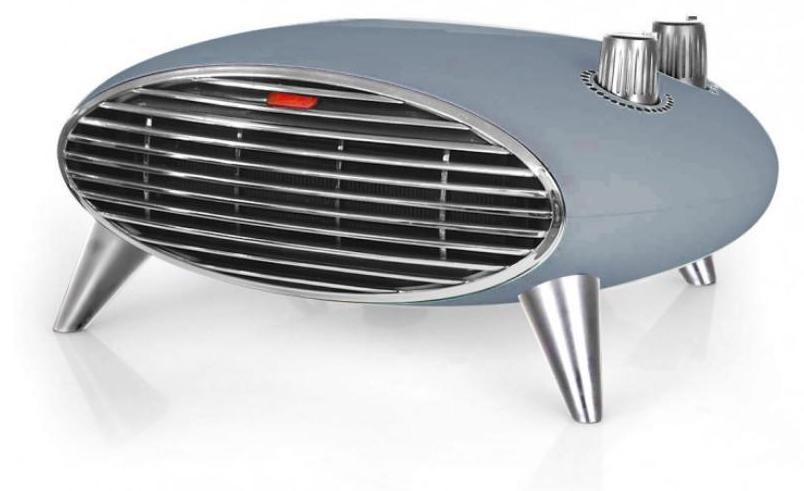 Ariete 8211/05 Elektrische keramische ventilatorverwarming, Lichtblauw, Metaal