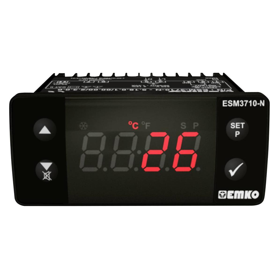 Emko ESM-3710-N.8.12.0.1/00.00/2.0.0.0 2-Punkt-Regler Temperaturregler PTC -50 b (ESM-3710-N.8.12.0.1/00.00/2.0.0.0)